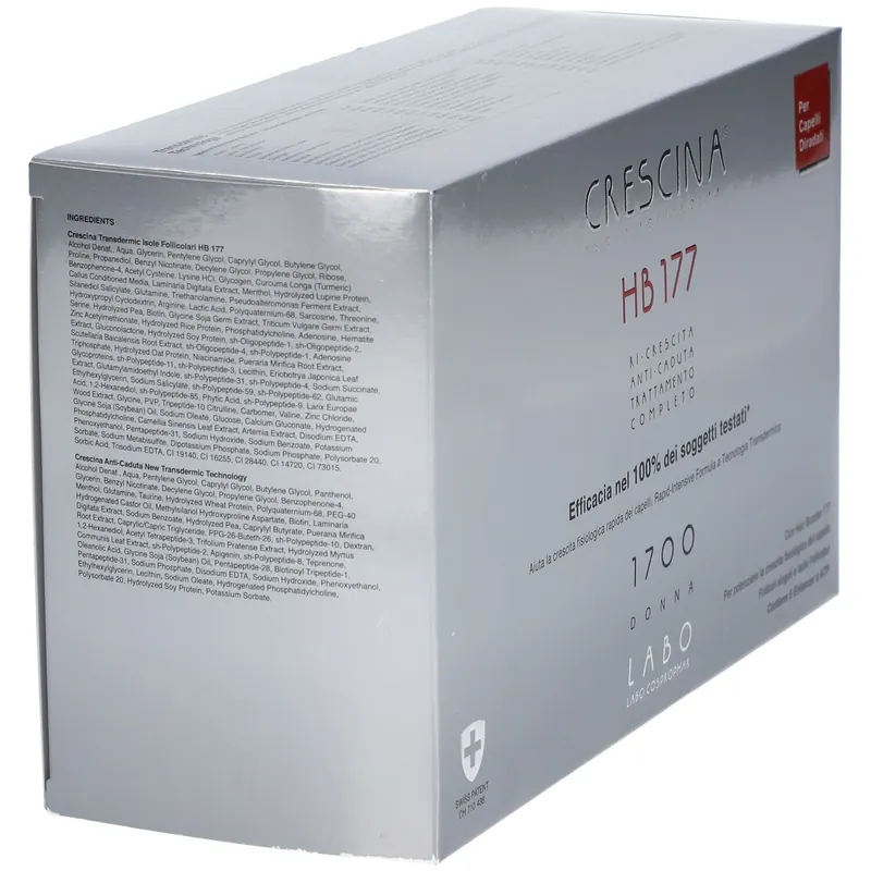 CRESCINA® Transdermic Isole Follicolari e Anti-Caduta Trattamento Completo HB 177 1700 Donna