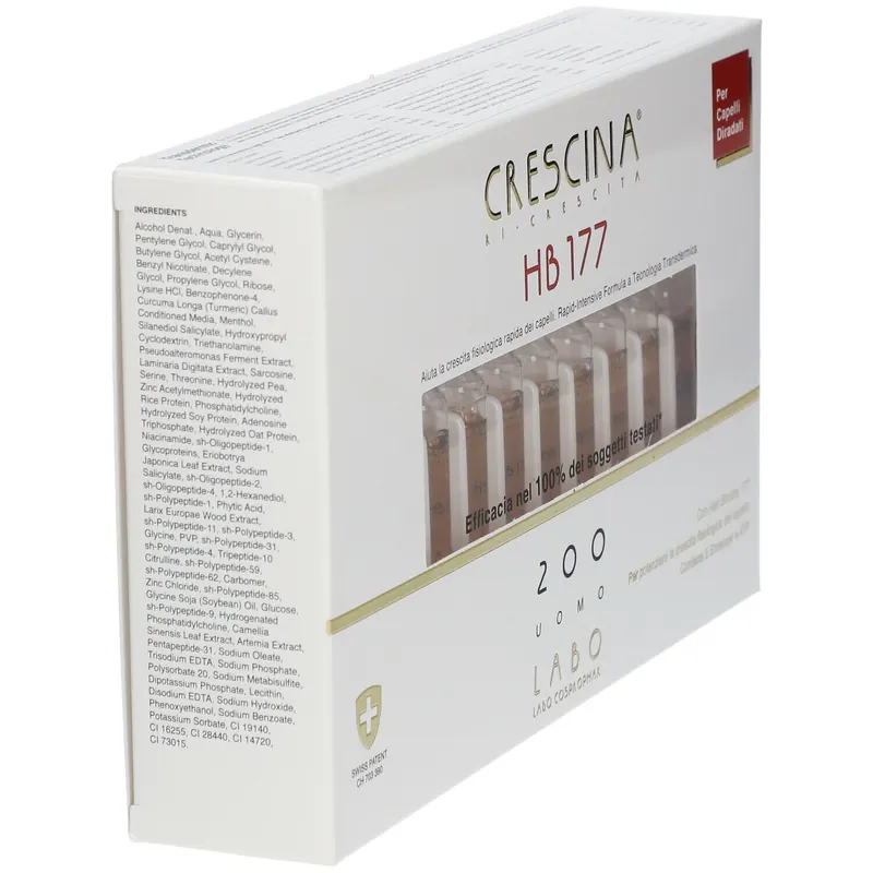 CRESCINA® Transdermic Ri-Crescita HB 177 200 Uomo