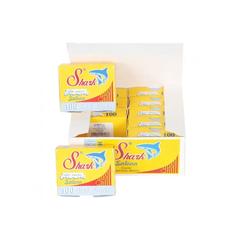 Cuchillas de afeitar Partidas Shark 10 cajas 1000 unid.