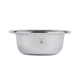 Cuenco acero inoxidable para jabones cromo y plateado MÜHLE RN 6 CHROM