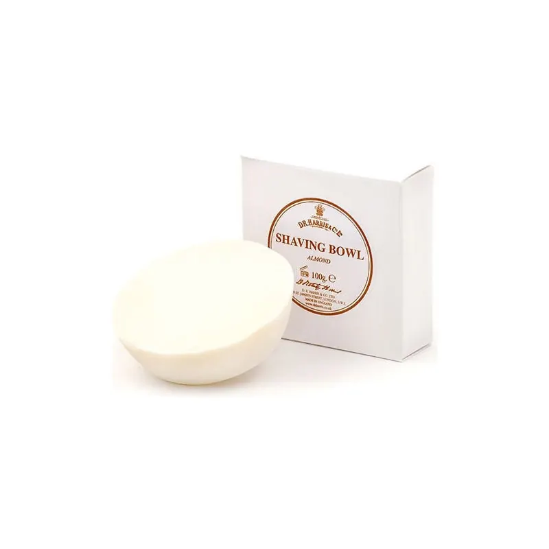 D R Harris Almond Shaving Soap Refill 100g