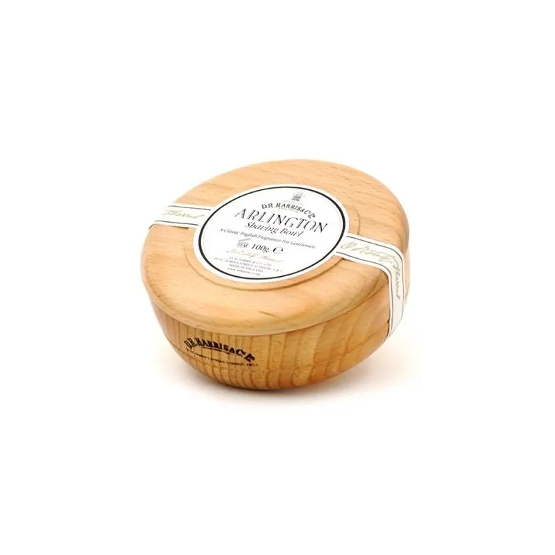 D R Harris Arlington Beechwood Shaving Bowl & Soap 100g
