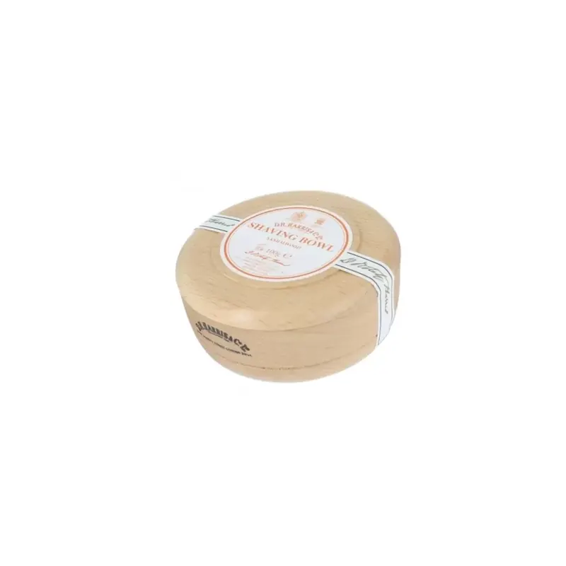 D.R. Harris Sandalwood Shaving Soap Beech Wood Bowl