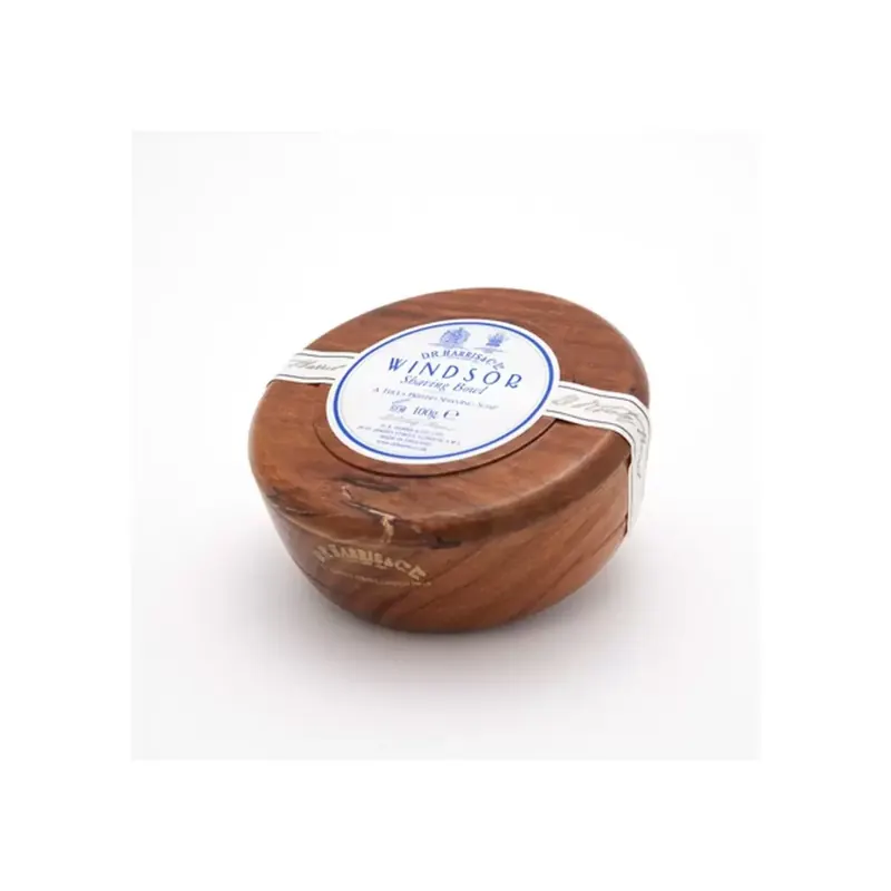 D.R. Harris Windsor Shaving Soap Mahogany Bowl