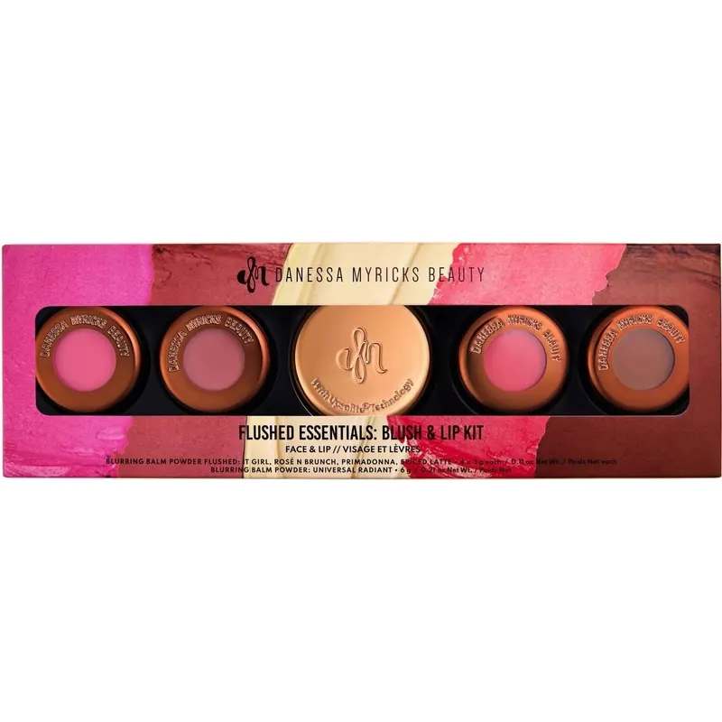 Danessa Myricks Beauty Yummy Skin Flushed Essential Blush & Lip Kit, 18 g