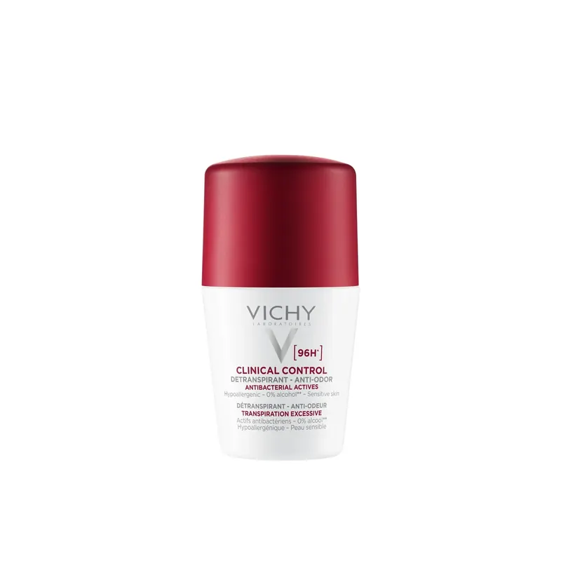 Deodorante Clinical Control 96H Anti -Traspirante. No Alcool. Anti -Batterico. Ipoallergenico. VICHY | Pinalli