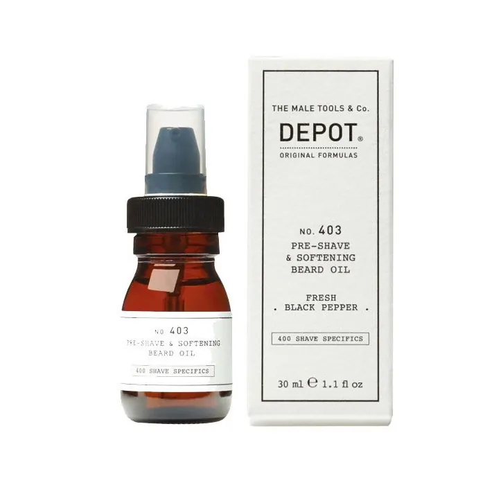 Depot No. 403 Olio Prebarba Pepe Nero 30 ml