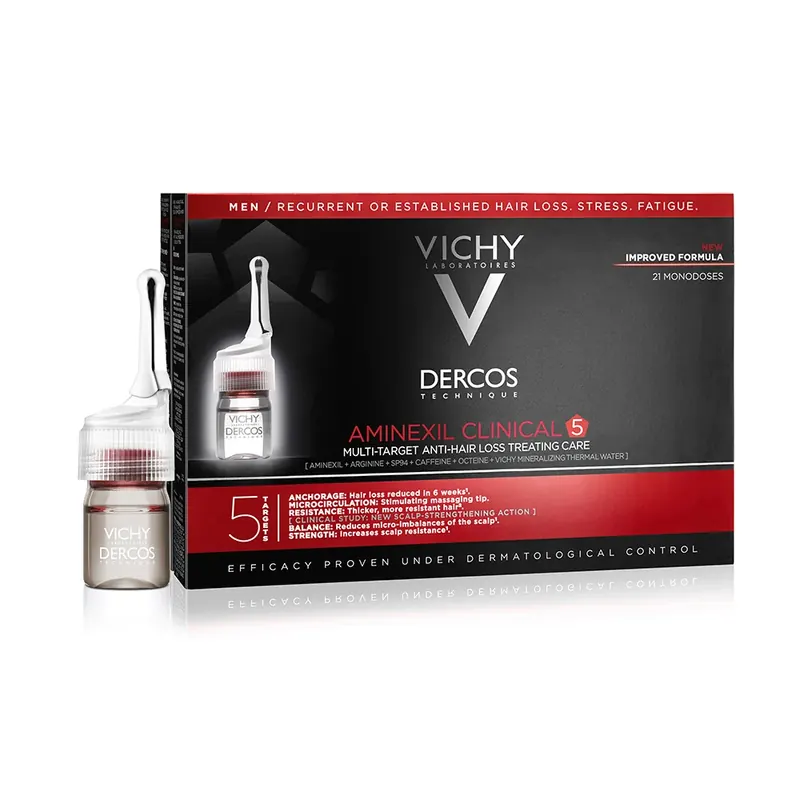 Dercos Aminexil trattamento anticaduta uomo 21 fiale VICHY | Pinalli