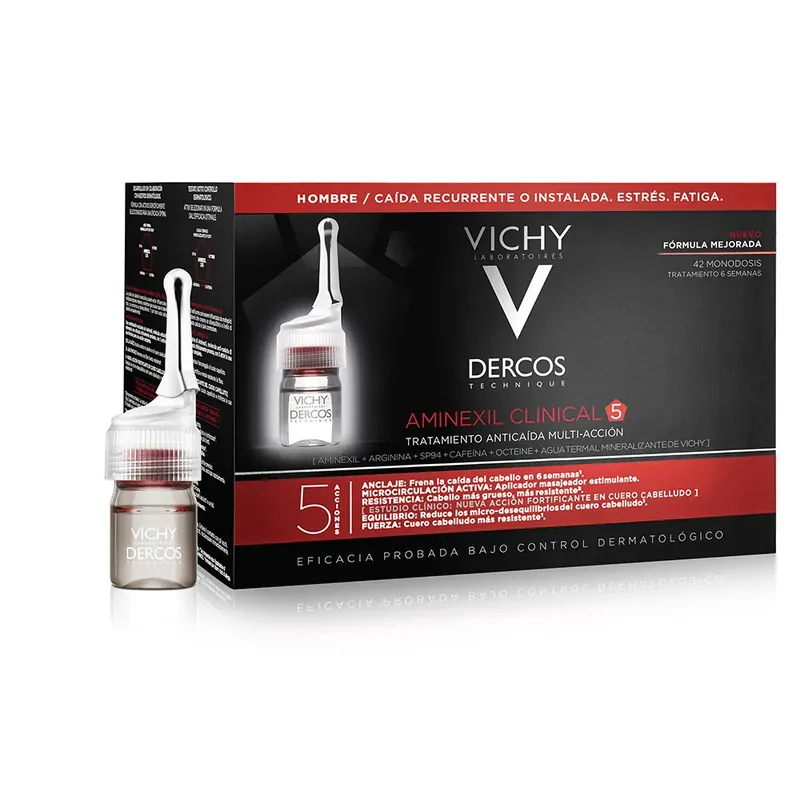 Dercos Aminexil trattamento anticaduta uomo 42 fiale VICHY | Pinalli