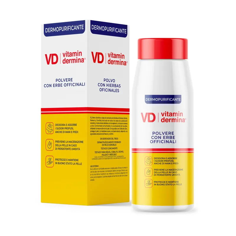 Dermopurificante Polvere con Erbe Officinali VITAMINDERMINA | Pinalli