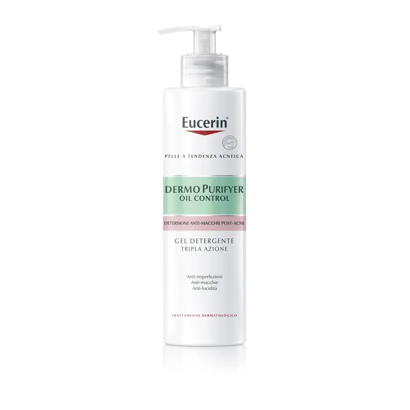 DermoPurifyer Oil Control Gel Detergente Tripla Azione EUCERIN | Pinalli