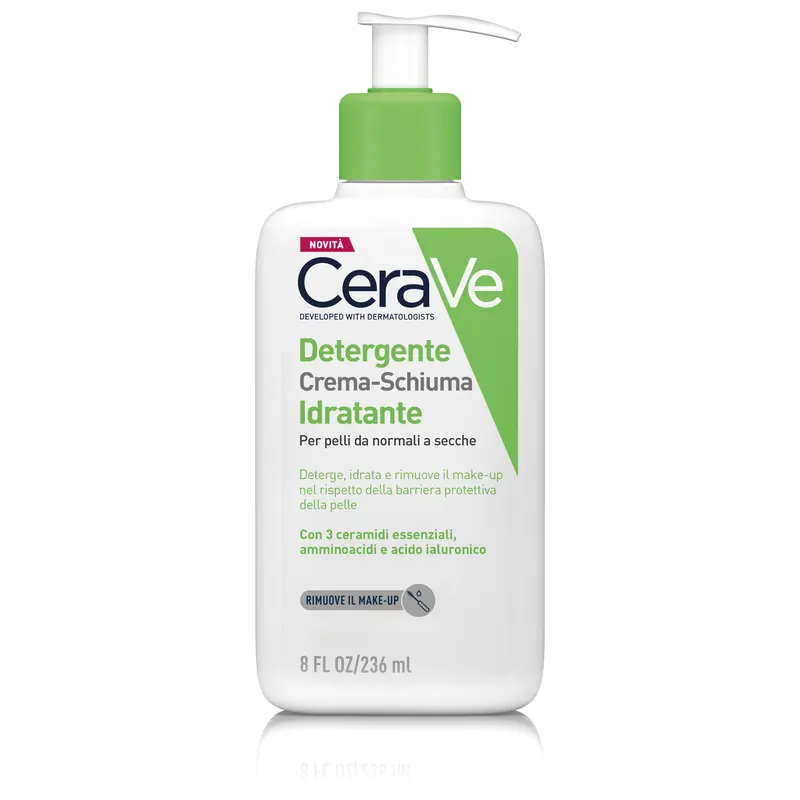 Detergente Crema-Schiuma Idratante 236ml CERAVE | Pinalli