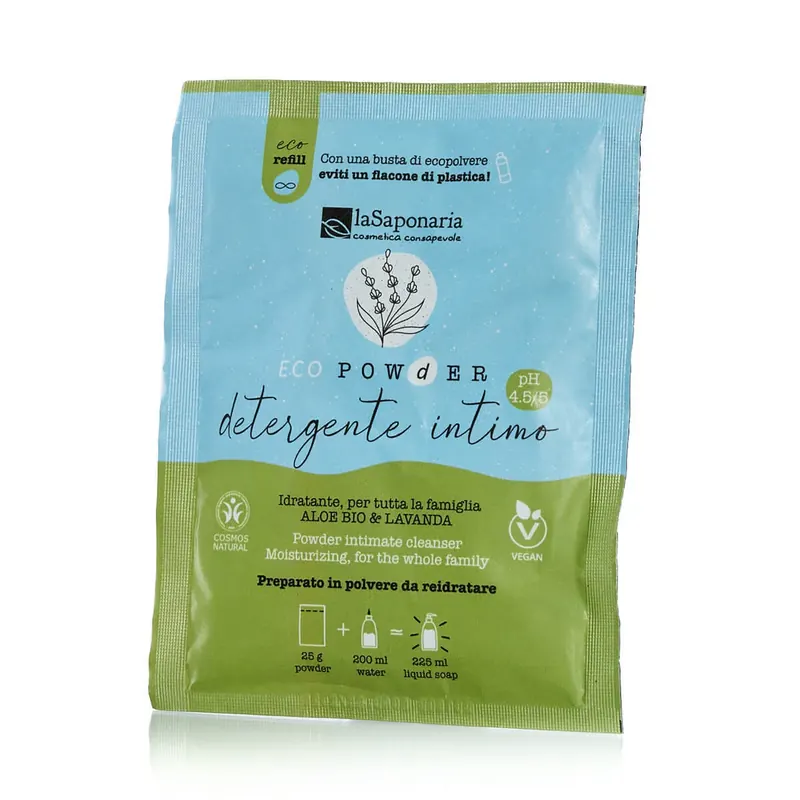 Detergente Intimo In Polvere Da Reidratare - Aloe & Lavanda LA SAPONARIA | Pinalli