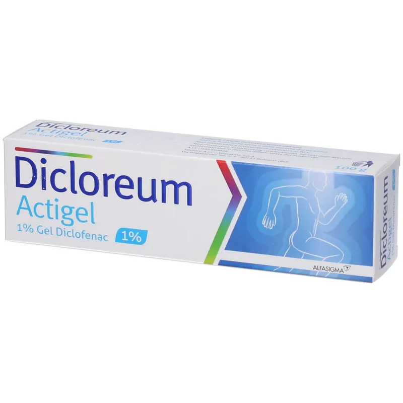 Dicloreum Actigel 1% Gel Diclofenac per Dolori Muscolari, Articolari