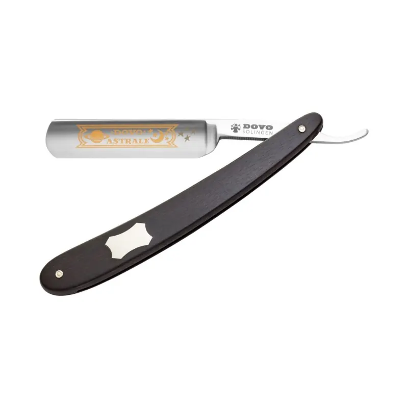 Dovo Astrale Half Hollow 5/8 Ebony Straight Razor