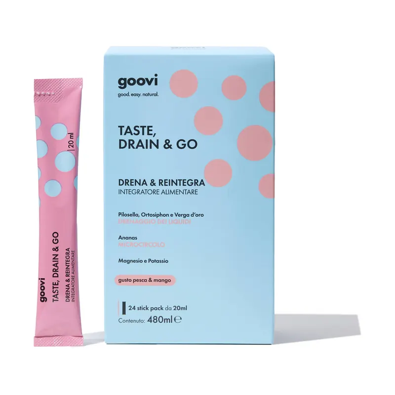 Drenante Pesca & Mango TASTE, DRAIN & GO GOOVI | Pinalli