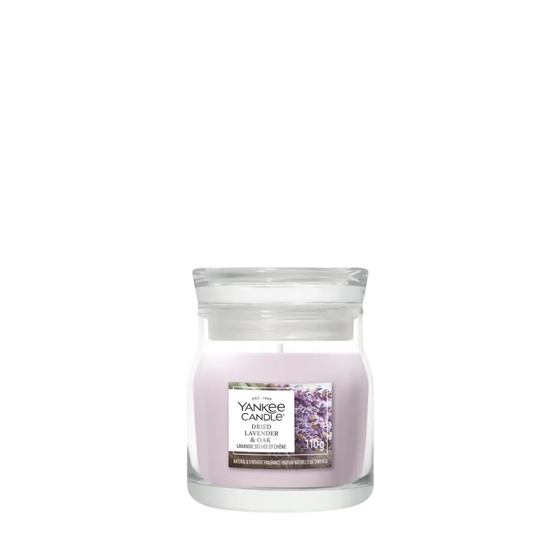 Dried Lavender & Oak SMALL YANKEE CANDLE | Pinalli