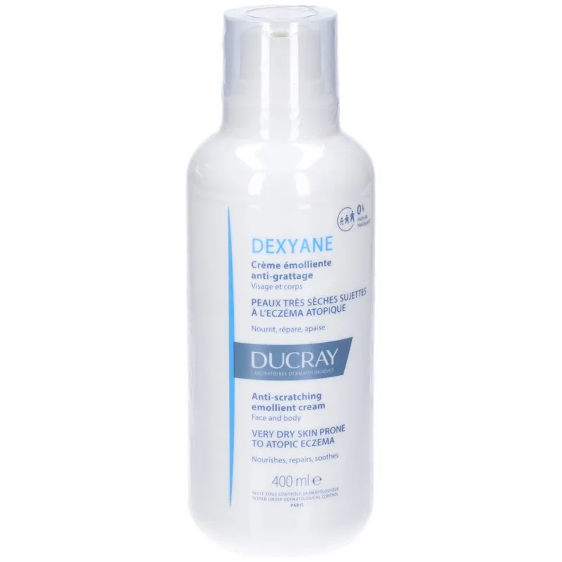 Ducray Dexyane Crema emolliente 400ml - Crema per pelli molto secche a tendenza atopica