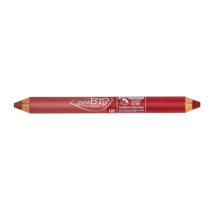 Duo Day And Night Matitone Rossetto Rosso PUROBIO | Pinalli