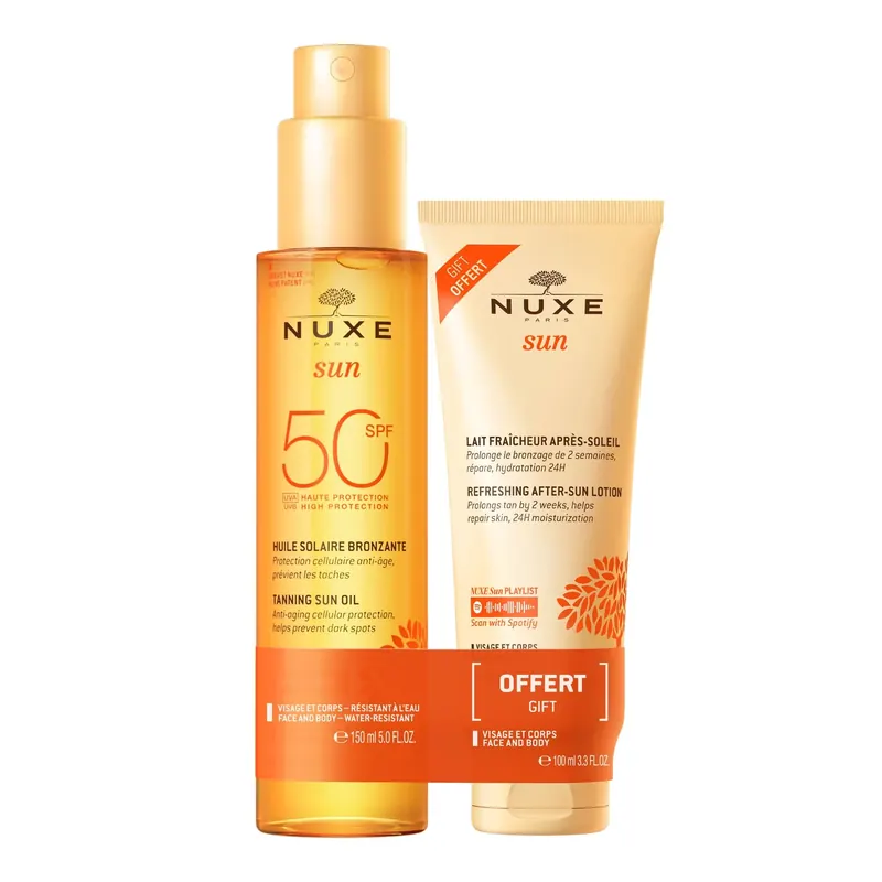 Duo Olio Solare SPF50 150ml. + Latte Doposole NUXE | Pinalli