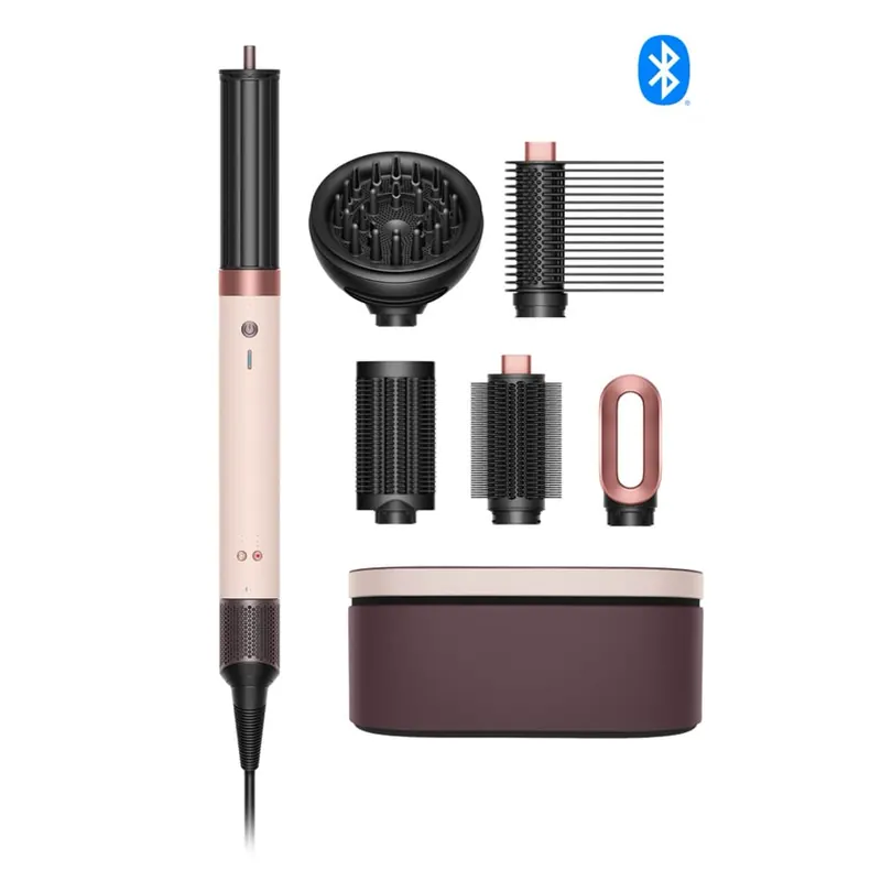 Dyson Airwrap Co-Anda2X multi-styler asciugacapelli capelli ricci o molto ricci rosa cipria oro rosa