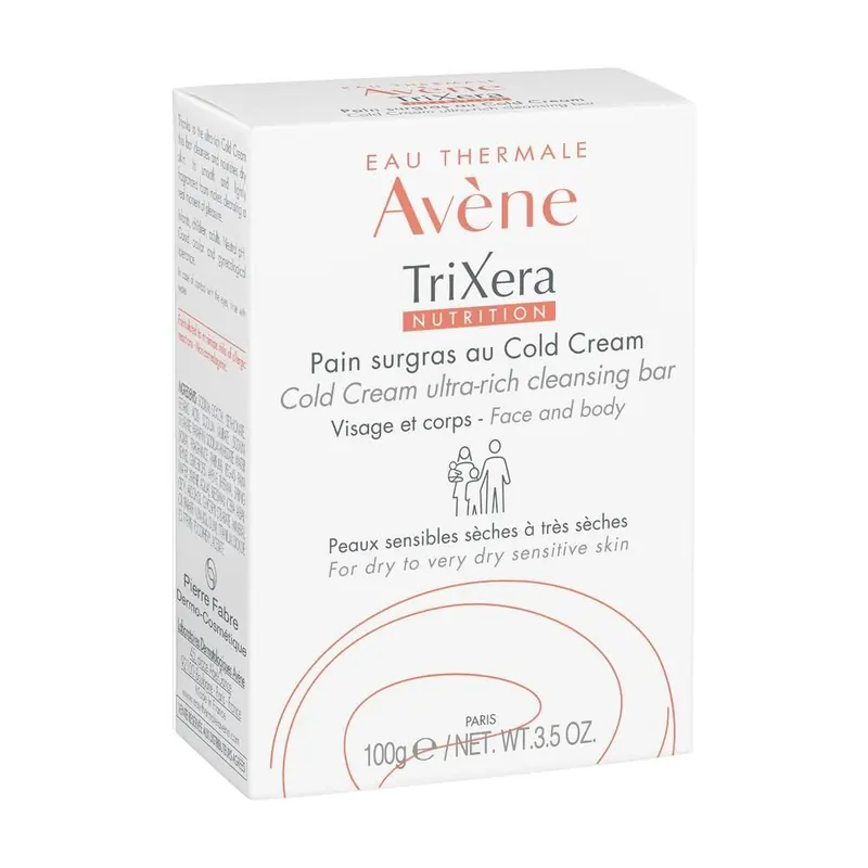 Eau Thermale Avène TriXera Nutrition Pane Surgras alla Cold Cream 100g