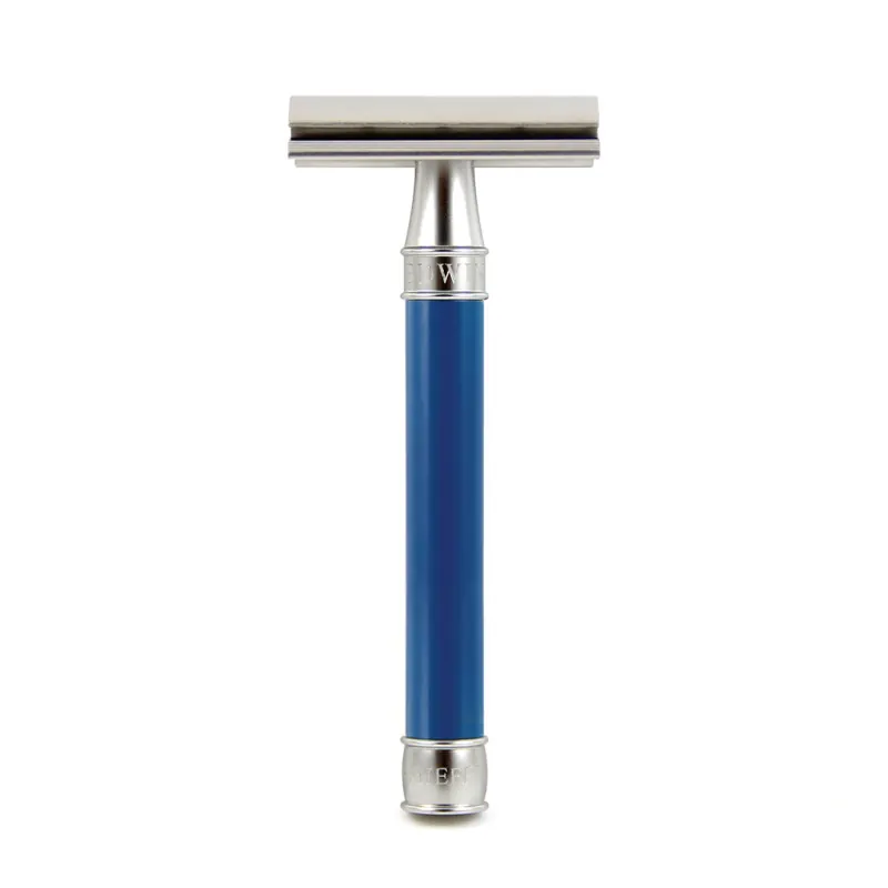 Edwin Jagger 3ONE6 Double Edge Safety Razor Stainless Steel Blue