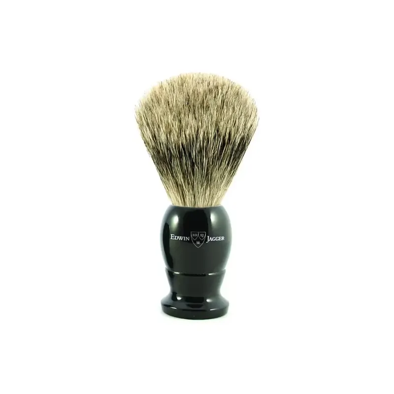 Edwin Jagger Best Badger Black Shaving Brush.