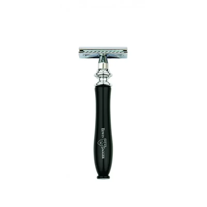 Edwin Jagger Chatsworth Double Edge Safety Razor Black