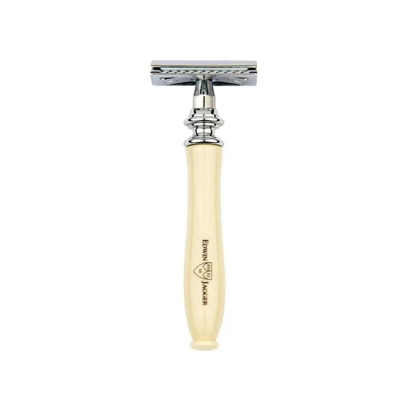 Edwin Jagger Chatsworth Double Edge Safety Razor Imitation Ivory