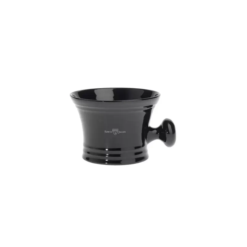 Edwin Jagger Ebony Porcelain Shaving Bowl