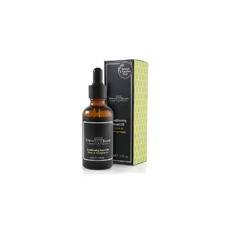 Edwin Jagger Limes & Pomegranate Conditioning Beard Oil 50ml