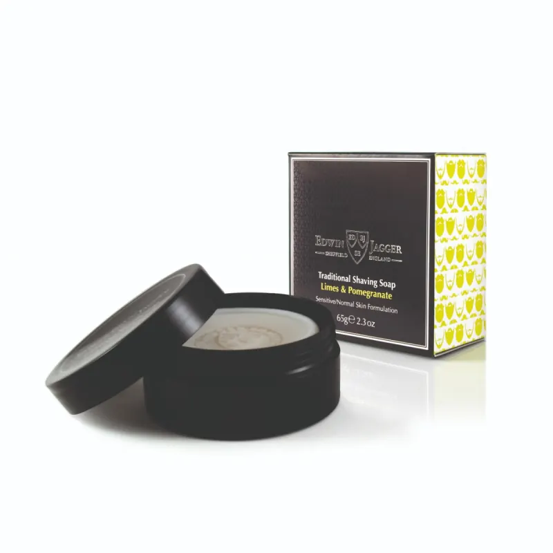 Edwin Jagger Limes & Pomegranate Shaving Soap Tub