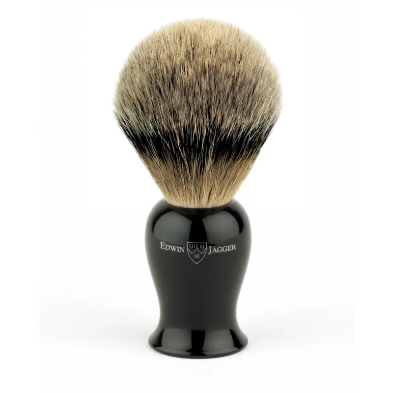 Edwin Jagger Plaza Imitation Ebony Best Badger Shaving Brush
