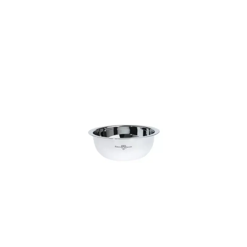 Edwin Jagger Polished Stainless Steel Shaving Bowl