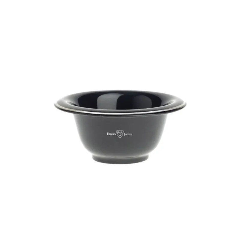 Edwin Jagger Porcelain Black Shaving Bowl