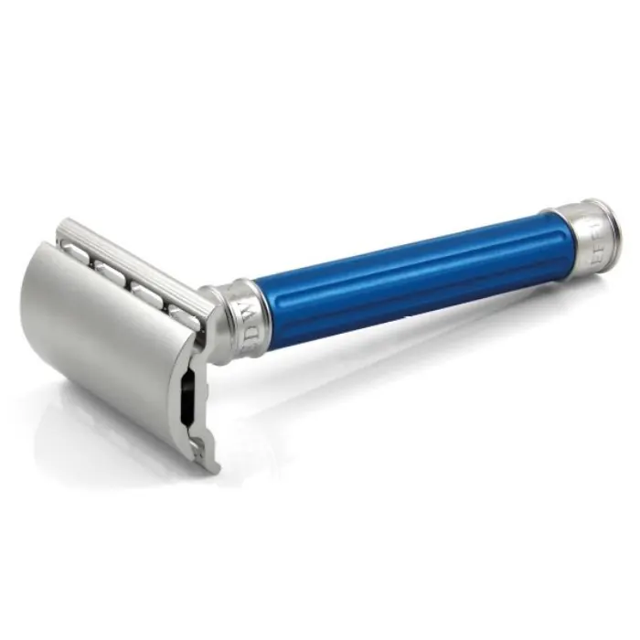 Edwin Jagger rasoio di sicurezza 3one6 manico blu anodizzato