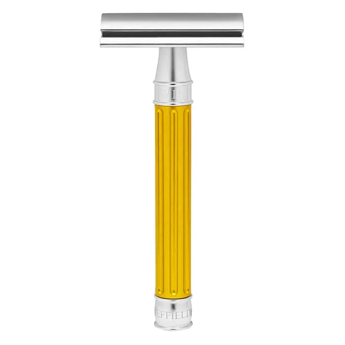 Edwin Jagger rasoio di sicurezza 3one6 manico giallo anodizzato
