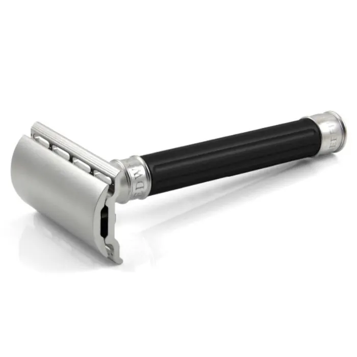 Edwin Jagger rasoio di sicurezza 3one6 manico nero anodizzato