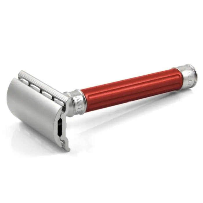 Edwin Jagger rasoio di sicurezza 3one6 manico rosso anodizzato