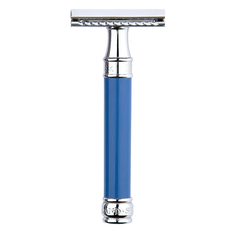 Edwin Jagger rasoio di sicurezza manico blu DE83BL
