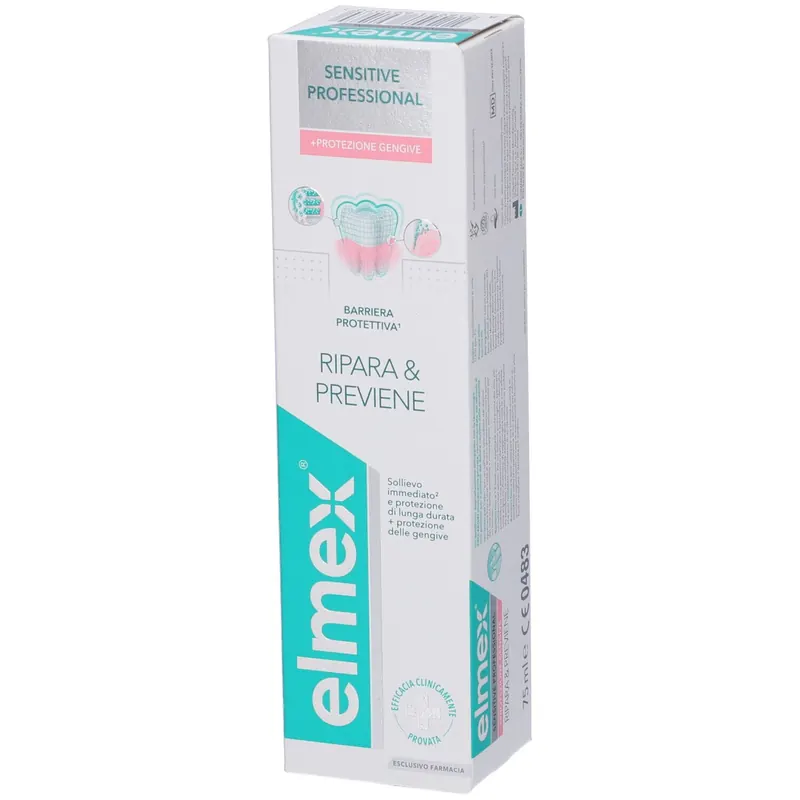 elmex® Dentifricio Sesitive Professionale™ Ripara & Previene