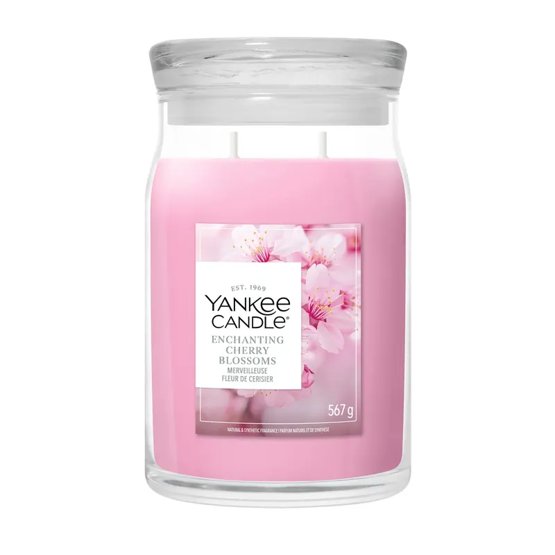 Enchanting Cherry Blossom LARGE YANKEE CANDLE | Pinalli