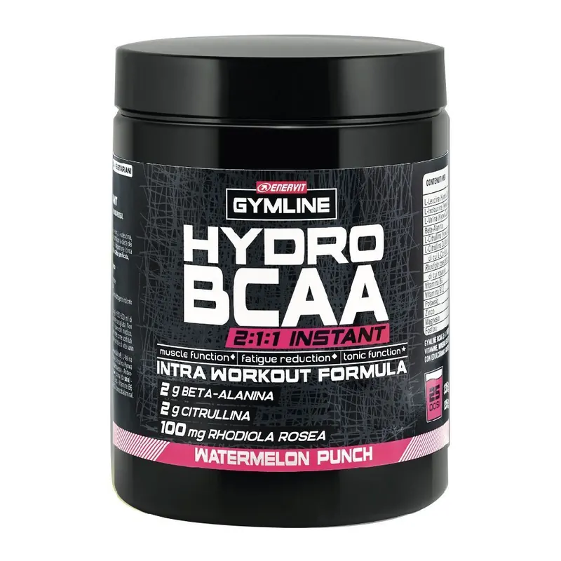 ENERVIT® Gymline Hydro BCAA 2:1:1 Instant Watermelon Punch