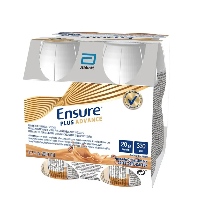 Ensure Plus Advance Alimento a Fini Medici Speciali Caffè