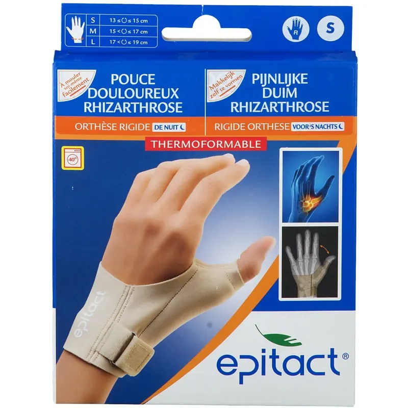 Epitact® Ortesi Rigida Rizoartrosi Notte Mano Destra S