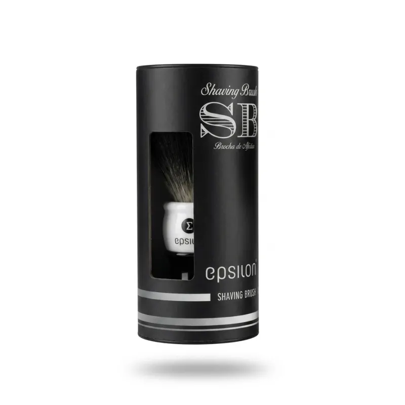 Epsilon Black Fibre Black & White Shaving Brush 54/26mm