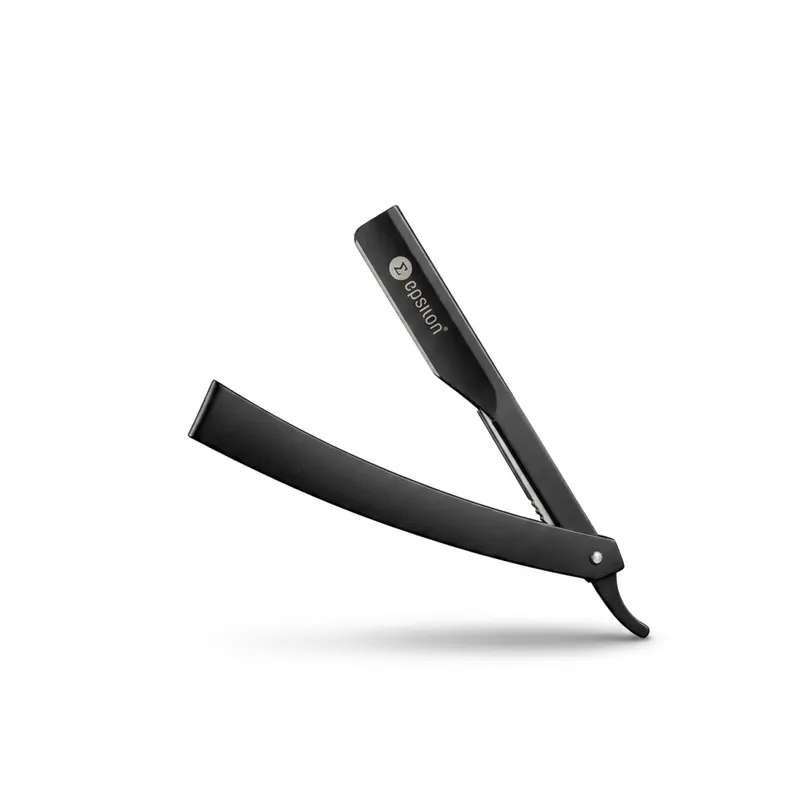 Epsilon Black Shaving Razor Leather Pouch