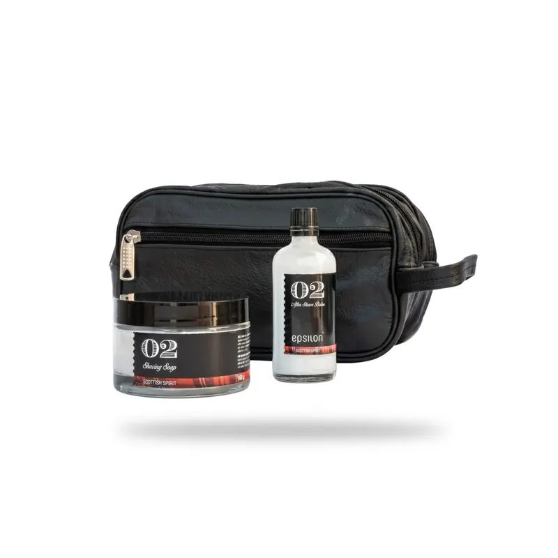 Epsilon Promotion Scottish Spirit Black Shaving Set