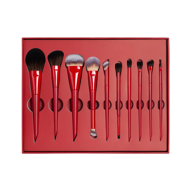 ESSENTIAL PRO MAKEUP BRUSHES - SET 10 PENNELLI PROFESSIONALI VISO E OCCHI DIEGO DALLA PALMA | Pinalli